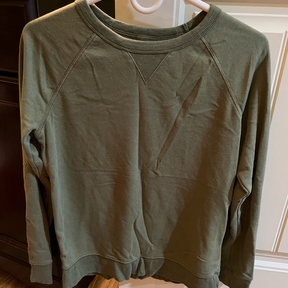 Old Navy, Oversized, Army Green Crewneck